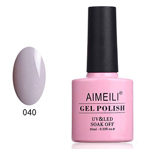 AIMEILI Soak Off U V LED Gel Nail Polish - Cashmere Kind of Gal (040) 10ml