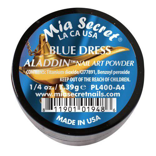 Mia Secret Proferssional Acrylic Powder - Aladdin Collection 1/4oz Jar (Pick your Color) (Blue Dress)