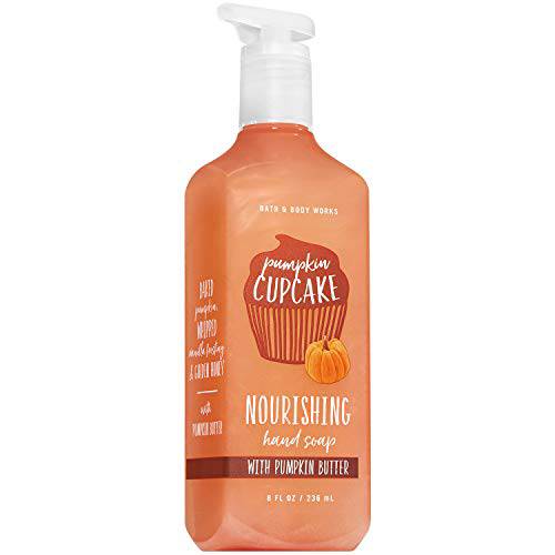 Bath and Body Works PUMPKIN CUPCAKE Hand Soap with Pumpkin Butter 8 Fluid Ounce (2018 Fall Edition)