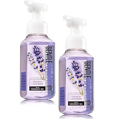 Bath and Body Works Gentle Foaming Hand Soap, French Lavender (2-Pack) 8.75 Ounce