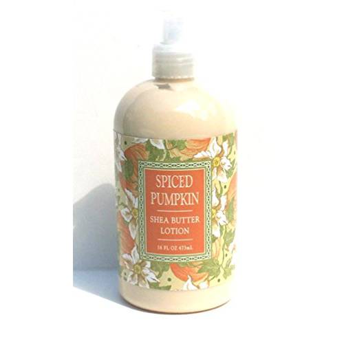Greenwich Bay Spiced Pumpkin Hand and Body Lotion with Shea Butter, Pumpkin Oil, Clove Oil and Cocoa Butter 16oz