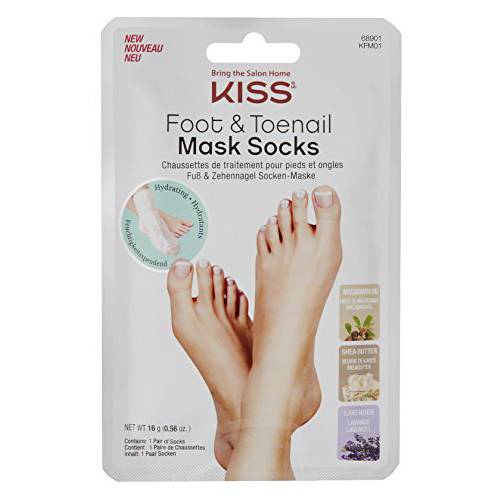KISS K-Beauty Foot & Toenail Mask Socks KFM01 (6 PACK)