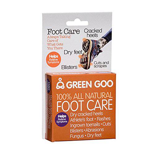 Green Goo Natural Skin Care Salve, Foot Care, 1.82 Ounce Large Tin