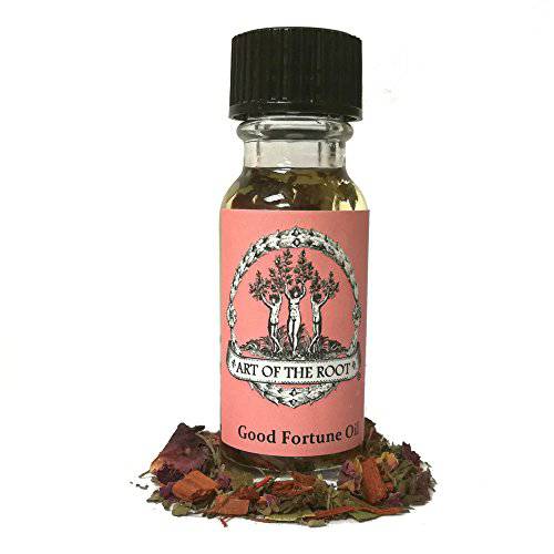 Good Fortune Oil by Art of the Root | Handmade Oil (Sandalwood, Rose, Vanilla) | Metaphysical, Wiccan, Pagan, & Magick | Aromatherapy, Abundance, Blessings, Healing & Wishes