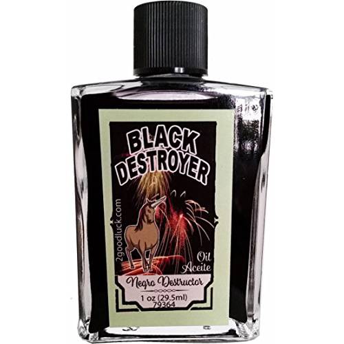 Black Destroyer, Spiritual Oil 4 Magic & Rituals. Aceite Espiritual Negro Destructor - Rituales Y Magia.