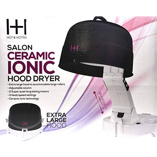Annie Hot & Hotter Extra Large 2500Ceramic Ionic Hood Dryer, 8 Pound