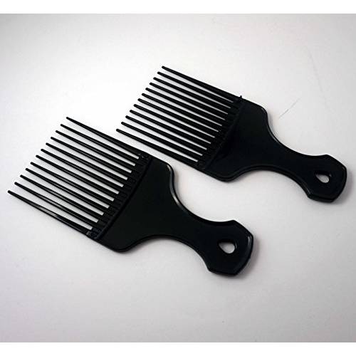 7in Plastic Pick Comb, pack of 2