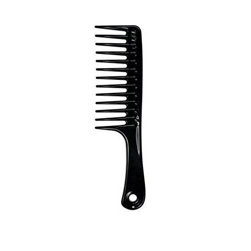 1st Choice Wide Tooth Comb Large Hair Detangling Comb, Durable Hair Brush Care Handgrip Comb for Best Styling and Professional Hair Care Comb, Cutting Hairdressing Comb for Curly,Wet,Long Hair, 2PCS, Black