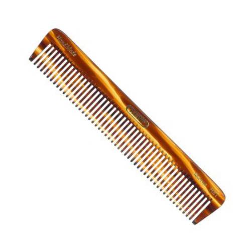 Kent R5T All Coarse Hair Detangling Comb Wide Teeth Dressing Table Comb for Thick Curly Wavy Hair. Hair Detangler Comb for Grooming Styling Hair, Beard and Mustache. Saw-Cut. Handmade in England
