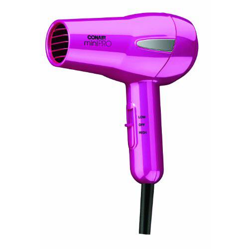 Conair Mini Travel Hair Dryer for On-The-Go Styling