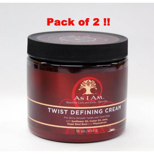 As I Am Twist Defining Cream, 16 Ounce Pack of 2