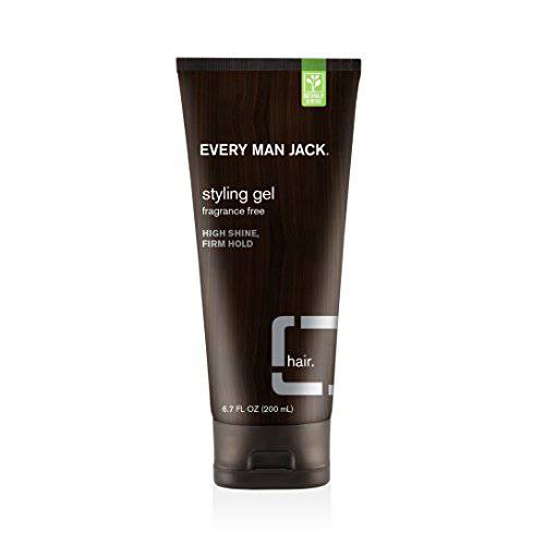 Every Man Jack Styling Gel | 6.7-ounce - 1 Tube | Naturally Derived, Parabens-free, Pthalate-free, Dye-free, and Certified Cruelty Free