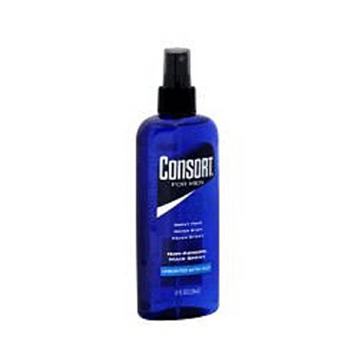 Consort for Men Unscented Extra Hold Non-aerosol Hair Spray 8 Oz( pack of 12)