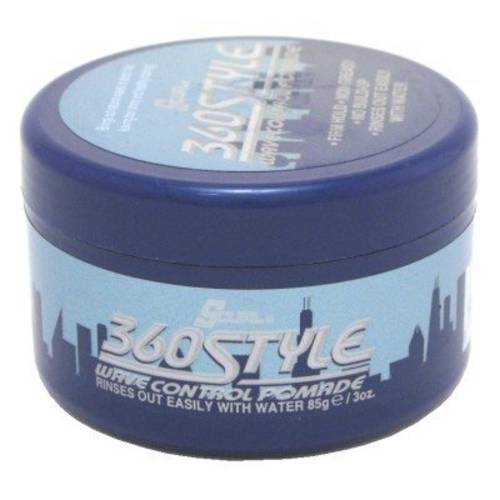 Lusters S-Curl 360 Wave Control Pomade 3 Ounce (88ml) (2 Pack)