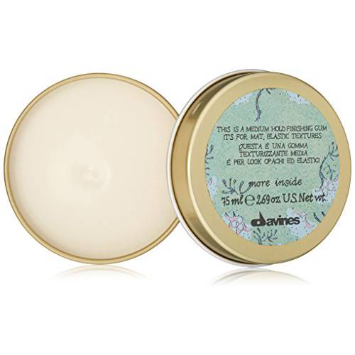 Davines This Is A Medium Hold Finishing Gum, Residue-Free Lightweight And Workable Finish For A Texturized And Sleek Style, 2.69 oz