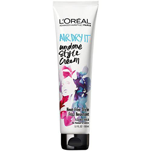 L’Oréal Paris Advanced Hairstyle AIR DRY IT Undone Style Cream, 5.1 fl. oz.