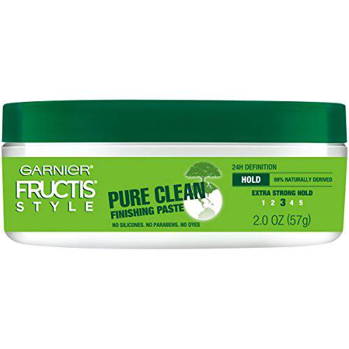 Garnier Fructis Style Pure Clean Finishing Paste for Hair, 2 Ounce Jar, (Packaging May Vary)