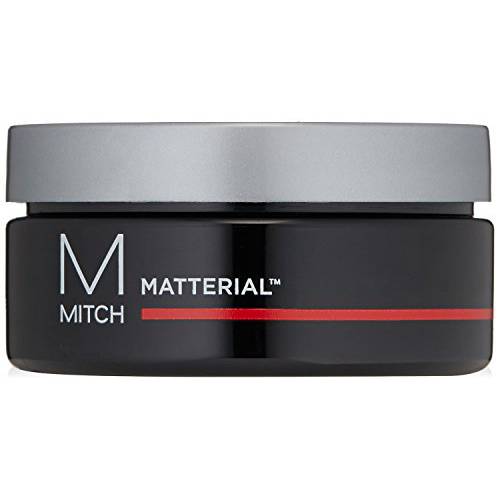 Paul Mitchell MITCH Matterial Styling Clay for Men, Strong Hold, Ultra-Matte Finish, For All Hair Types