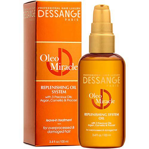 Dessange Oleo Miracle Replenishing System Oil, 3.4 Fluid Ounce