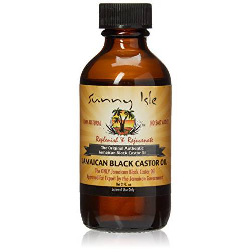 Sunny Isle Jamaican Black Castor Oil, 2 Fluid Ounce