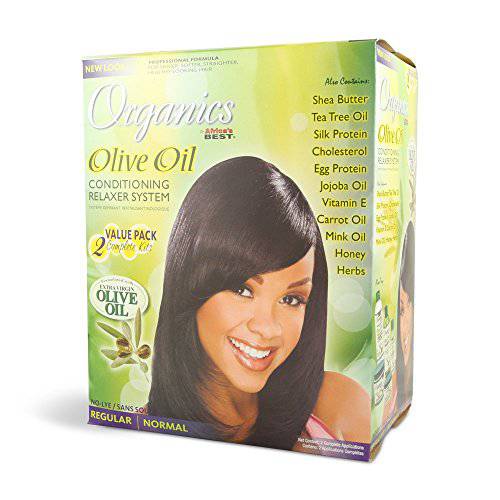Africa’s Best Organics Olive Organics Olive Oil Twin Kit,Yellow,2-Pack,FB-38493