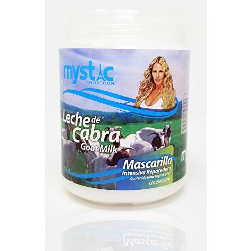 Kleravitex Goat Milk Treatment Mask For Dry Hair / Moisturizing Milk Mask for Dry and Damaged Hair - Nourishes & Hydrates Fragile Hair - Tratamiento Leche De Cabra Cabello Seco 35oz.