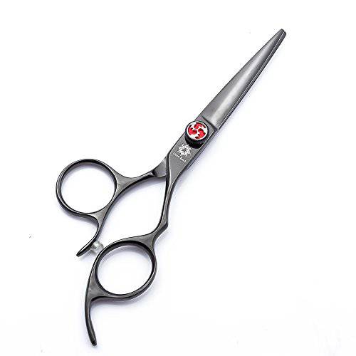 5.5 inches Professional Barber Razor Edge Hair Cutting Scissors/Shears - Adjustment Tension Screw - Mustache/Beard Trimming Hairdressing Cutting Scissors