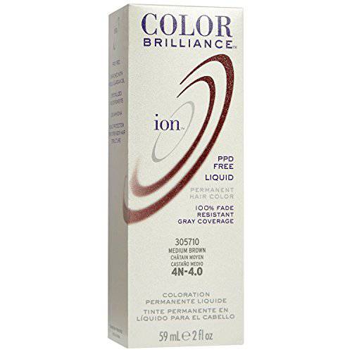 4N Medium Brown Permanent Liquid Hair Color