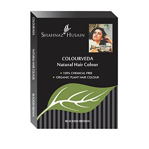 Shahnaz Husain Colourveda Herbal Ayurvedic Natural Hair Color Latest International Packaging (3.5 oz / 100 g)