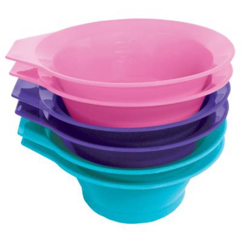 Soft ’N Style Tint Bowl, Assorted Colors, 6 Piece