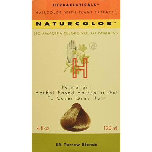 Naturcolor Haircolor - Yarrow Blonde Hair Dye, 4 Fl Oz (8N)