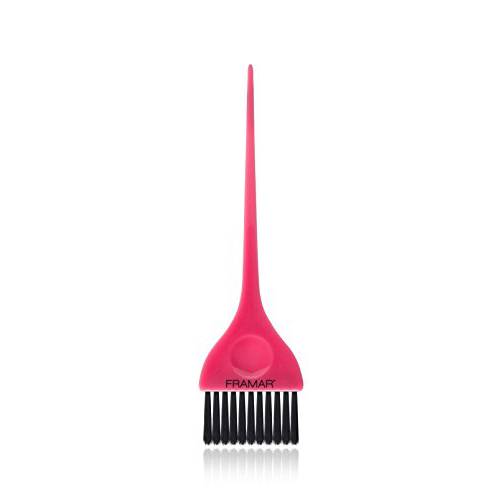 Framar Pink Hair Color Brush - Hair Coloring Brush for Hair Dye, Hair Dye Brush to Apply Hair Color, Color Brushes For Hair Salon, Brush for Dyeing Hair, Colour Brush For Hair Coloring, Dye Tools