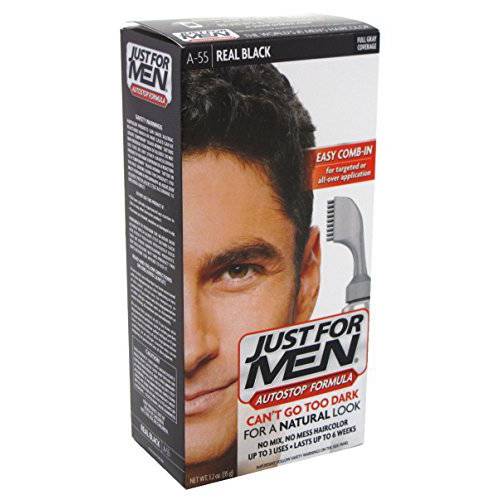 Just For Men Autostop Color A-55 Real Black (2 Pack)