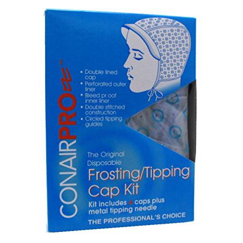 Conair Pro Frosting/Tipping Cap, 4 Count