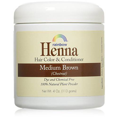 Henna (Persian) - Med Brown (Chestnut), 4 oz (pack of 2)