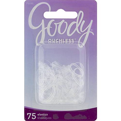Goody Mini Polybands, Clear, 75CT