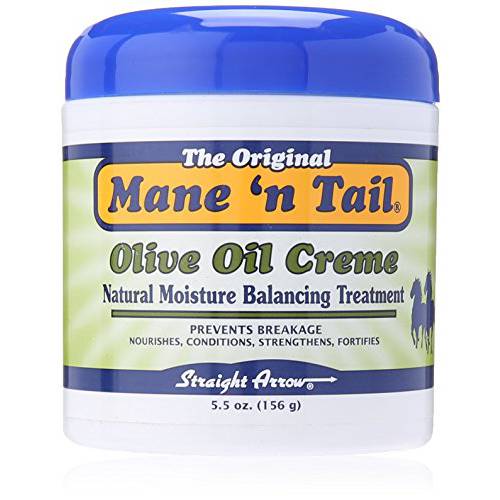 Mane ’n Tail Olive Oil Creme NATURAL MOISTURE BALANCING TREATMENT 5.5 Ounce
