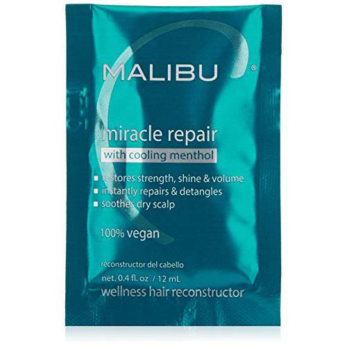 Malibu C Miracle Repair Wellness Reconstructor With Cooling Menthol, Spearmint-eucalyptus W/menthol, 0.4 fl. oz.