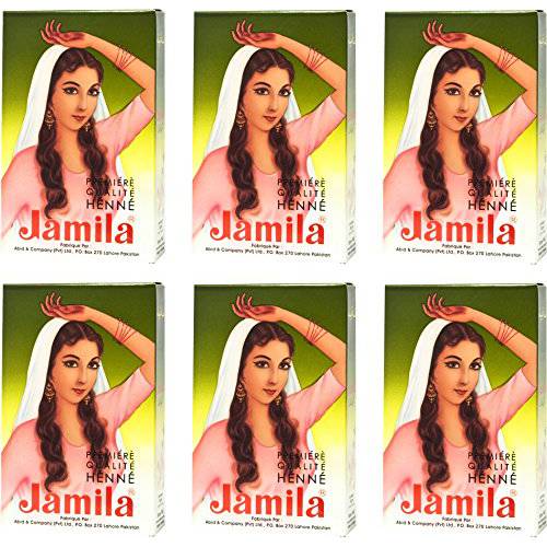 Jamila Henna Powder, 6 Individual Packs