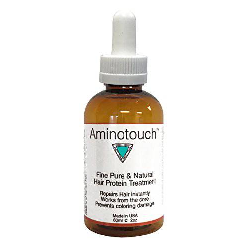 Aminotouch Natural PURE PROTEIN TREATMENT Instant Rescue Shot Grow Long Hair Repair Damage Split Ends, Strengthen Weak Hair, Collagen Filler Keratin Repair that Works From the Core