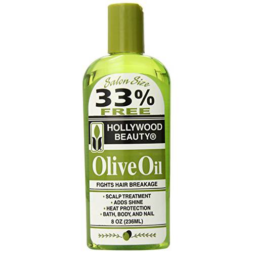 Hollywood Beauty Olive Oil, Green , 8 Ounce