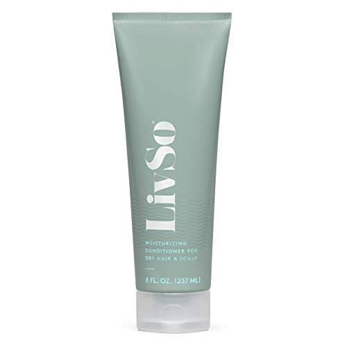 LivSo Moisturizing Conditioner - Dermatologist Created - Moisturizes Hair & Scalp - Naturally Derived - Fresh Feel - Clinically Proven & Effective