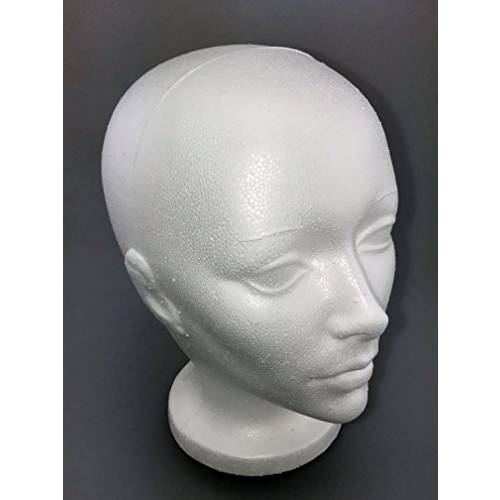 Styrofoam Smoothfoam Mannequin Wig Head