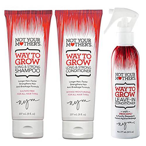 Not Your Mother’s Way to Grow Bundle, Shampoo/Conditioner/Leave-In