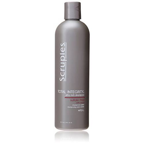 Scruples Total Integrity Ultra Rich Shampoo - Nourish, Protect and Prolong Color Treated Hair - Gentle, Sulfate-Free and with Argan - For All Hair Types
