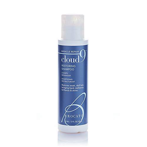 Brocato Cloud 9 Restoring Shampoo, 3 Fl Oz | Miracle Repair, Moisturizing, Hydrate, & Revitalizing Shampoo | For Weak, Dull, & Damaged Hair | Restore Resilience, Health & Shine
