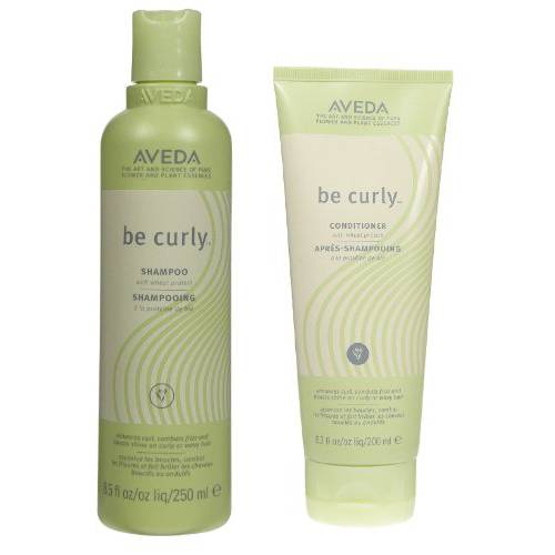 Aveda Be Curly Conditioner 6.7oz and Shampoo 8.5 oz Duo Set