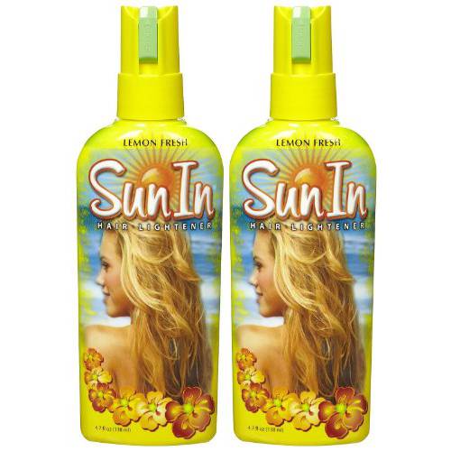 Sun-In Hair Lightener Spray Lemon Fresh 4.70 oz (Pack of 2)
