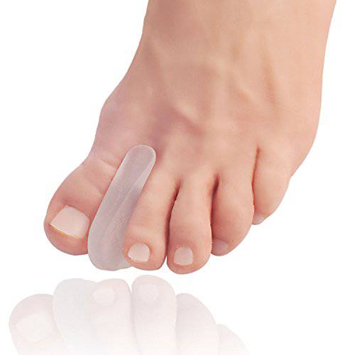 Dr. Frederick’s Original Flared Gel Toe Separators - 6 Pieces - Toe Spacers - Temporary BCorrector - BRelief - Flared Design Stays in Place
