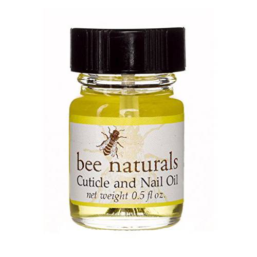 Bee Natural Best Cuticle Oil - Nail Oil Helps All Cracked Nails and Rigid Cuticles - Perfect Vitamin E Enriched Treatment for Moisture, Softness & Health - Tea Tree Essential Oils